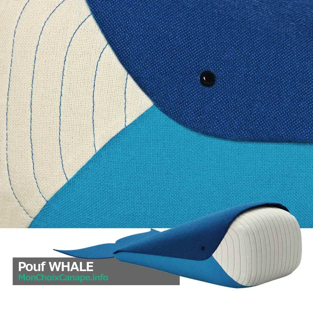 Pouf pour enfant Whale (Baleine)