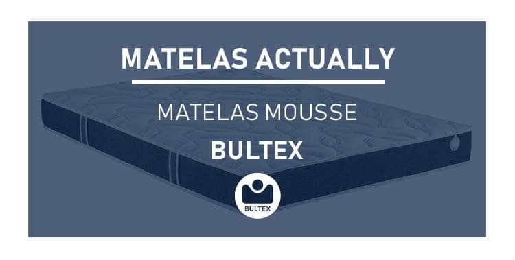 Matelas Bultex ACTUALLY à mousse